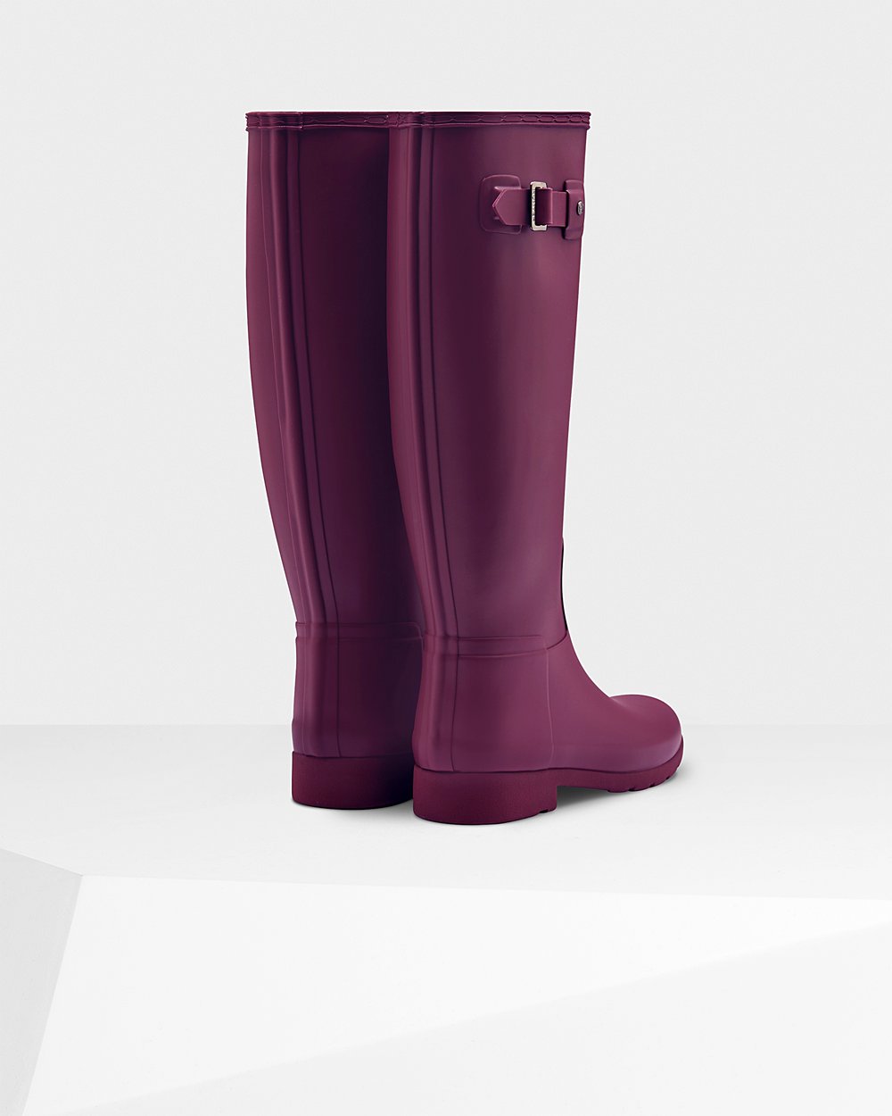 Bottes Hautes de Pluie Hunter Refined Slim Fit Femme Violette NGIDTFW-93